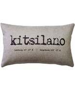Kitsilano Gray Felt Coordinates Pillow 12x19, with Polyfill Insert - £39.92 GBP