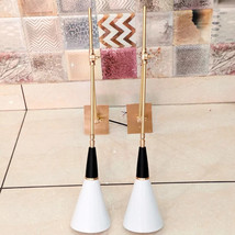Mid century Petite Magari Adjustable Wall Lamp in White, Bronze and Brass Wall F - £164.07 GBP+