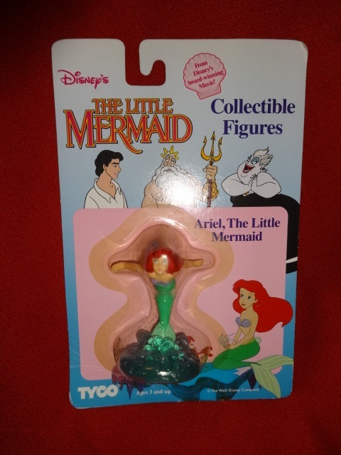 ARIEL the Little Mermaid PVC figure mint on card Walt Disney - $6.00