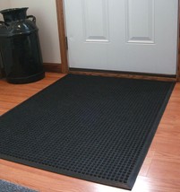 Durable 630S410CH 48 x 120 in. Stop-N-Dry Entrance Mat, Charcoal - $214.89