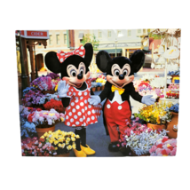 VTG Disneyland Mickey Minnie Mouse Super Scenics Main St Flower Market Postcard - £17.89 GBP