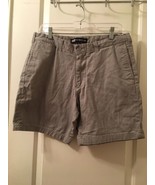  Noblezen Gray Casual Short Pockets Zip Button Size 32  - $37.83