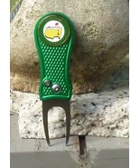 The Masters Ball Marker and Green Metal Divot Tool - Switchblade DT Style - $23.25 CAD