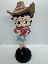 2012 Westland Giftware 11.5” Betty Boop Cowgirl Large Figurine Rare #24018 - £58.40 GBP