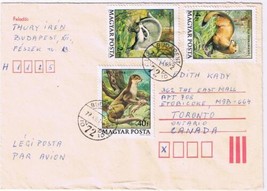 Stamps Hungary Cover Envelope Animals 1979 - $2.96