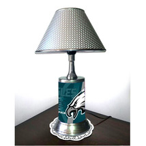 Philadelphia Eagles desk lamp with chrome finish shade - £35.15 GBP