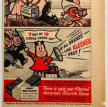 1946 Kleenex Tissues Little Lulu Advertisement Vintage Comic Strip Adver... - €15,01 EUR