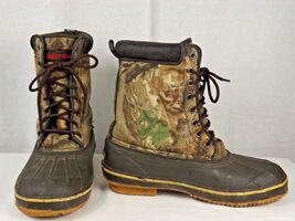 TIMBER WOLF Thermo Lite Men&#39;s Size 12 Steel Shank Camo Hunting Boots - $540.47 MXN