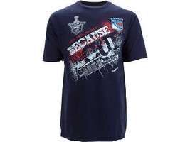 NEW YORK RANGERS REEBOK 2012 SC PLAYOFFS &quot;BECAUSE IT&#39;S THE CUP&quot; T-SHIRT - £17.50 GBP