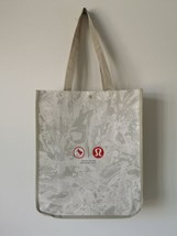 2 X New Lululemon Grey White Team Canada Reusable Shopping Gym Lunch Bag Large - £9.95 GBP