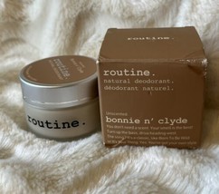 ROUTINE Aluminum Free Natural Deodorant for Women and Men Bonnie &amp; Clyde - £23.69 GBP