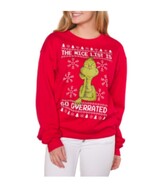 Juniors' The Grinch Nice List Holiday Graphic Crewneck Sweatshirt - $19.00