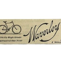 Indiana Bicycle Co Waverley 1894 Advertisement Victorian Bike Sensation 1 ADBN1x - $9.99