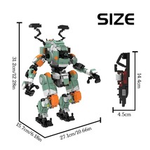 1057Pcs Mech Warrior Mech-exoskeleton Robot Building Blocks Set Toys - £43.05 GBP