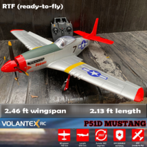 RC Airplane P51 Mustang Warbird Fighter WWII Plane Stunt 3D Aerobatic Fl... - $322.19 CAD
