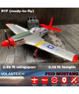 RC Airplane P51 Mustang Warbird Fighter WWII Plane Stunt 3D Aerobatic Fl... - $4,271.57 MXN