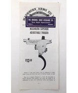 Mashburn Arms Company Superior Adjustable Trigger (Gun) Print Ad Brochure - $14.00