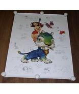 The Croods Poster Print By Chris Sanders Arthur Fong Vintage 2012 Limite... - $2,850.83 MXN