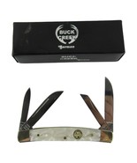 Buck Creek German Hand Made Stainless Pocket Knife, 4 Blade, Mother of P... - £40.34 GBP
