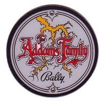 The Addams Family Plastic Promo Pinball Machine Coaster 1991 Original - $13.06