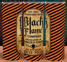 Hocus Pocus Black Flame  Cup Mug Company Tumbler 20oz - £16.04 GBP