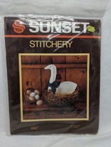 Sunset Stitchery Country Goose 11 1/2&quot; Kit 2871 - £15.36 GBP