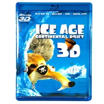 Ice Age: Continental Drift (3-Disc 3D/ 2D Blu-ray/DVD, 2012) Like New !  - £7.51 GBP