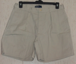 EXCELLENT MENS POLO CHINO by RALPH LAUREN STONE BEIGE TWILL SHORTS  SIZE 35 - £19.81 GBP
