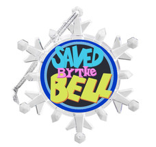 Saved By The Bell Snowflake Blinking Light Holiday Christmas Tree Ornament - £12.92 GBP
