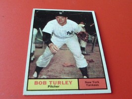 1961 Topps Bob Turley #40 Yankees Baseball Vg !! - £21.02 GBP