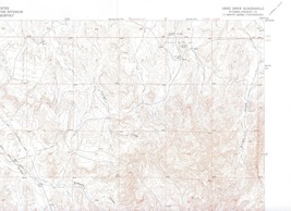 Sand Draw Quadrangle Wyoming 1953 Topo Map Vintage USGS 7.5 Minute Topographic - £15.68 GBP