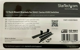 StarTech.com - SV431RACK - 1U Rackmount Brackets for KVM Switch - £39.24 GBP