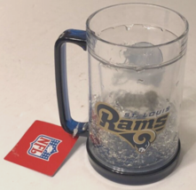 St. Louis Rams NFL 16 oz Duck House Drinks NFC Crystal Freezer Mug New Tag - $8.99