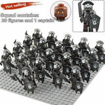 21Pcs Uruk-hai Heavy Infantry The Lord Of The Rings Isengard Army Minifigures - $45.11 CAD