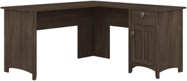 Bush Furniture 60W L Shaped Desk with Storage - £300.97 GBP