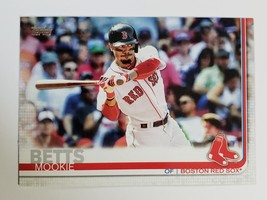 2019 MOOKIE BETTS TOPPS MLB BASEBALL CARD # 50 SERIES 1 BOSTON RED SOX S... - £4.78 GBP