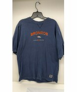 Denver Broncos T Shirt Adult Medium NFL Short Sleeve  - $235.20 MXN