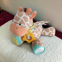 Carters Baby Plush Toy Rattle Sensory Child Soft Clean Learning Plushie Giraffe - $23.38