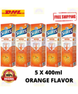 5 X 400ml Scott&#39;s Emulsion Cod Liver Oil Orange Flavour Vitamin A &amp; D - ... - £96.34 GBP