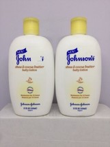 Lot of 2 Johnson&#39;s Baby Lotion, Shea and Cocoa Butter, 15 Ounce Each RARE/DISCON - £28.31 GBP