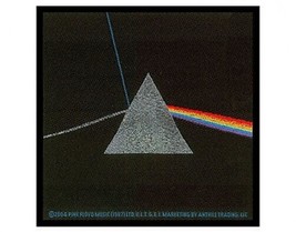 Pink Floyd Dark Side Of The Moon Woven Sew On Patch Official Merchandise - £3.97 GBP