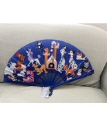 Disney Parks Cats and Dogs Folding Fan NEW - $36.53 CAD