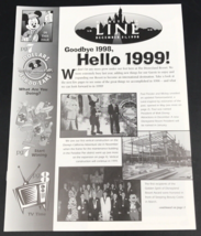 1998 Disneyland Line Magazine Cast Member Employee Vol 30 No 52 Hello 1999! - £7.34 GBP