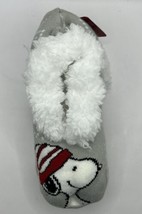 NWT Peanuts Snoopy Christmas Slipper Socks Size 4-10 - $14.50