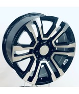 Chevy 20&quot; Black &amp; Machine Split Spoke Wheel 2000-24 Silverado Tahoe Aval... - $1,038.51