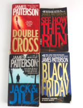 Lot Of 4 Paperback Novels By James Patterson Includes Alex Cross - £13.17 GBP