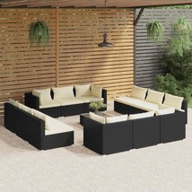  Outdoor Lounge Set Black, Cream - $2,476.90 CAD