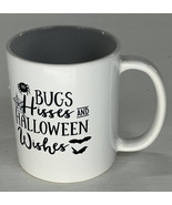 Halloween Humor 11 oz. Coffee Cup Mug - Bugs Hisses Halloween Wishes - £7.65 GBP