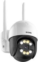 2K WiFi Pan Tilt Security Camera 3MP Plug in PT Outdoor Camera Person Vehicle De - £58.93 GBP