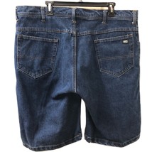 Key Men&#39;s Denim Blue Jean Shorts Zip Closure Classic Fit W42 - £19.76 GBP